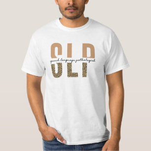 SLP cheetah skriver ut patologpresenten för Tal T Shirt