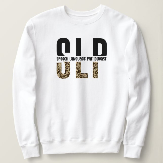 SLP cheetah skriver ut patologpresenten för Tal T Shirt (Design framsida)