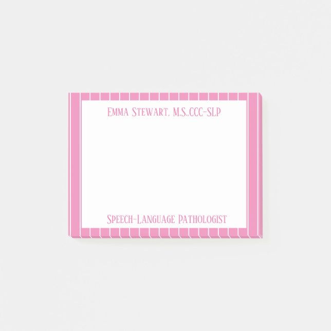 SLP för bästa Anpassningsbar bokför anteckningar Post-it Block (Framsida)