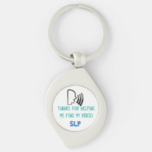 SLP-keychain Swirl Silverfärgad Nyckelring