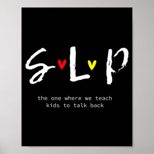 Slp Lärare Tröjor Tal Språk Patolog Gif Poster