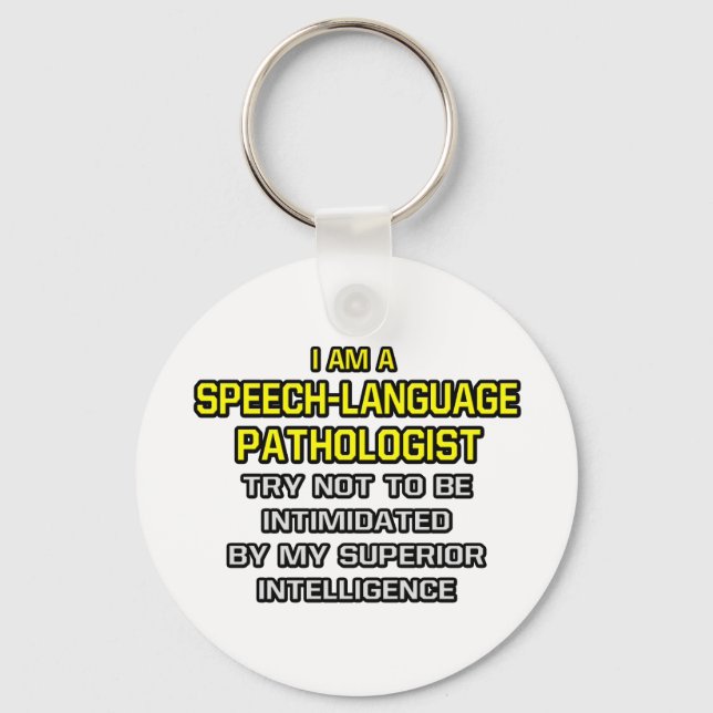 SLP... överlägsen intelligens Nyckelring (Framsida)