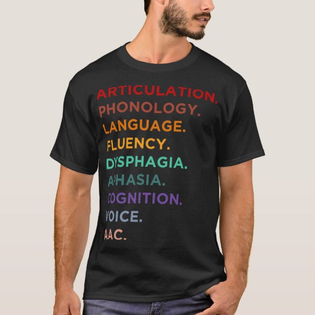 SLP-räckvidd Praxis T Shirt (Framsida)