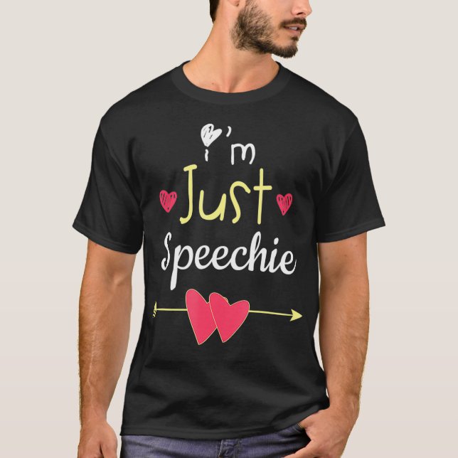 SLP s Speech Language Pathologist gifts Speech The T Shirt (Framsida)
