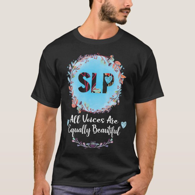 SLP Skirts Tal Språkpatologer ger T Shirt (Framsida)