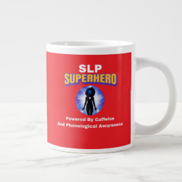 SLP Superhjälte med Caffeine och Phono... Jumbo Mugg