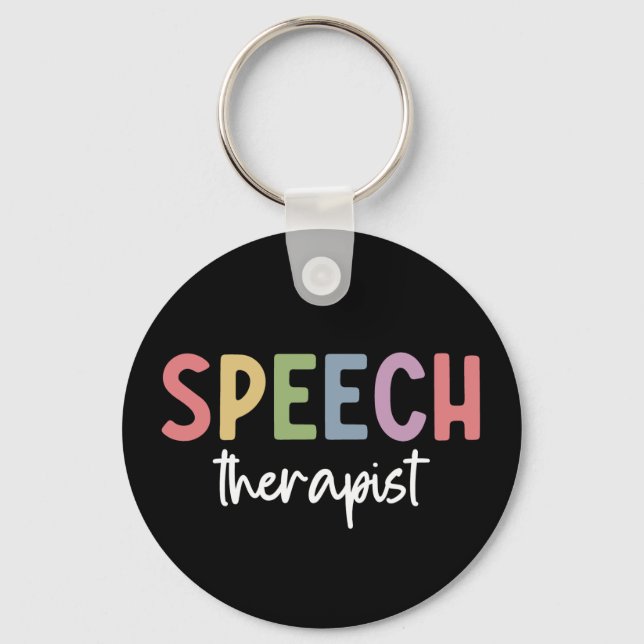 SLP Tal-patologen Tal-terapi Nyckelring (Framsida)