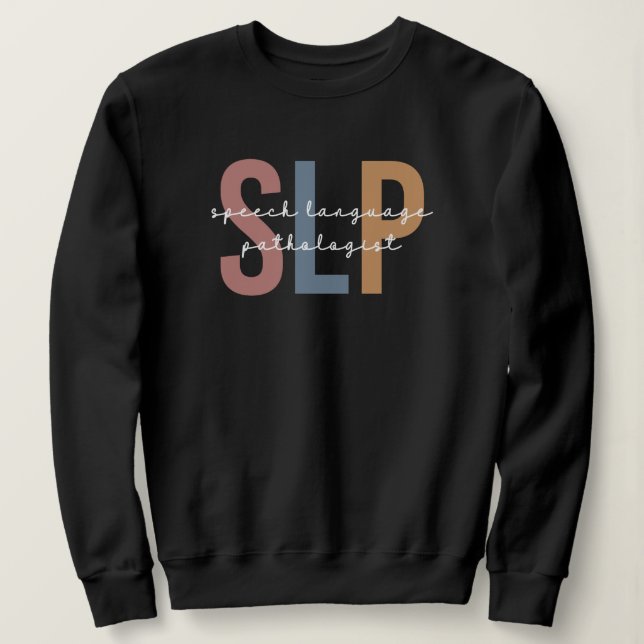 SLP Tal-patologen Tal-terapi T Shirt (Design framsida)