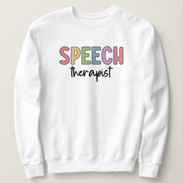 SLP Tal-patologen Tal-terapi T Shirt (Design framsida)