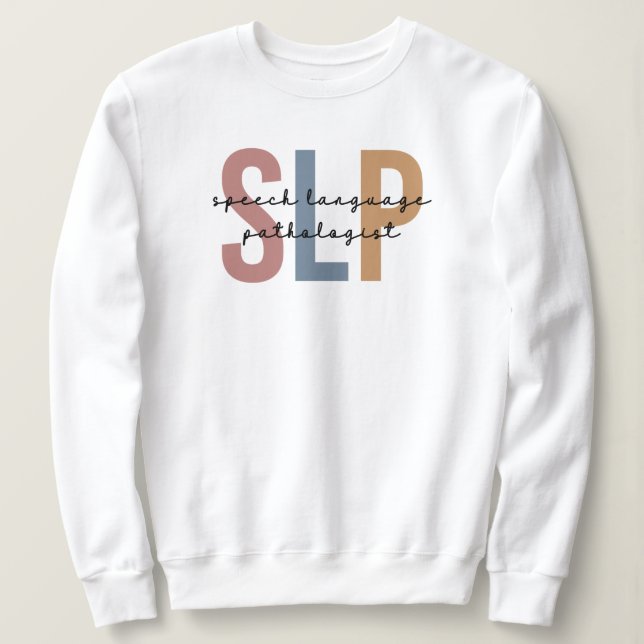 SLP Tal-patologen Tal-terapi T Shirt (Design framsida)