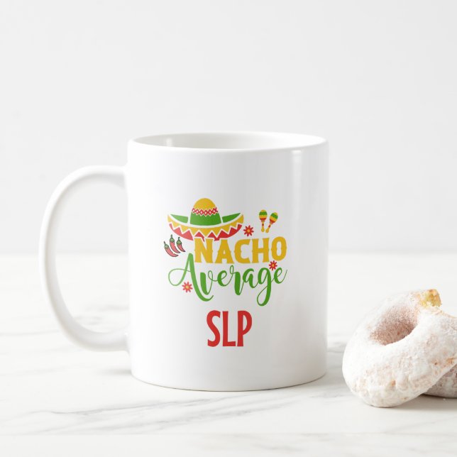 SLP Tal språkpatolog Therapy Studenten Kaffemugg (Med munk)