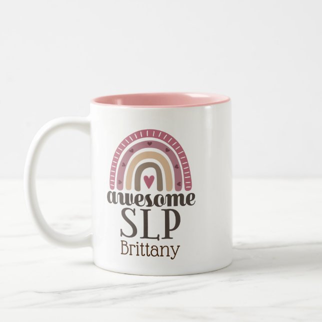 SLP Tal språkpatolog Två-Tonad Mugg (Vänster)