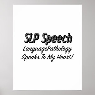 SLP Tal Språkpatologi Tal-gåvor Poster
