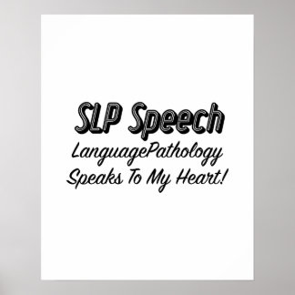 SLP Tal Språkpatologi Tal-gåvor Poster