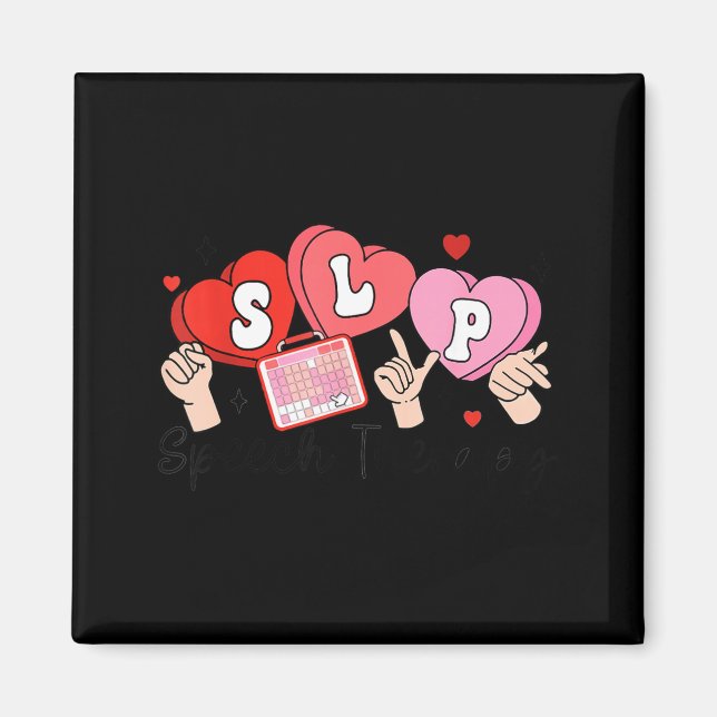 Slp Valentine's Day Speech Language Pathologist St Magnet (Framsidan)