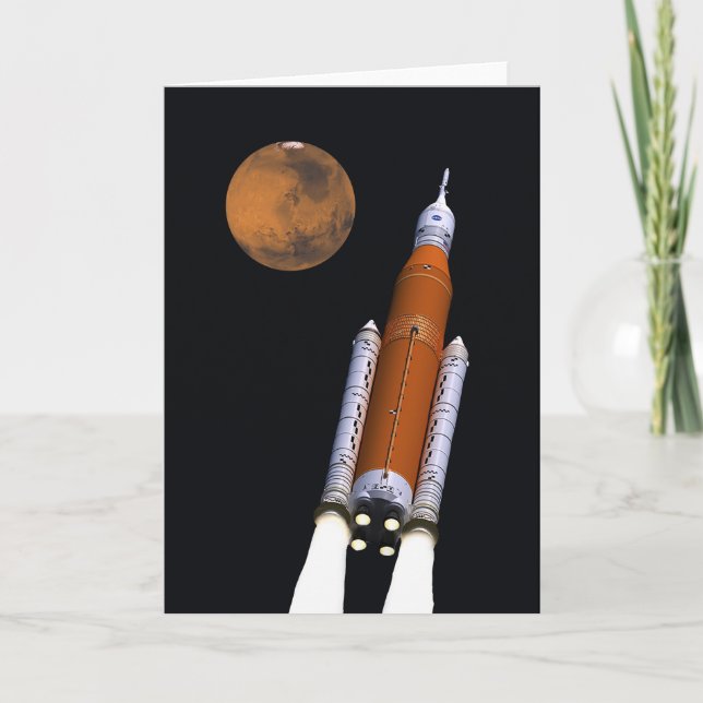 SLS Space Launch System Kort (Framsida)