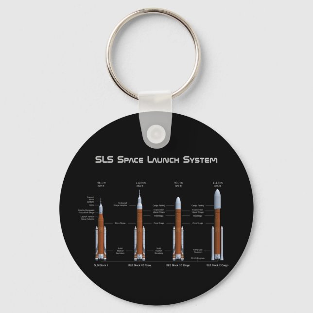 SLS Space Launch System Nyckelring (Framsida)