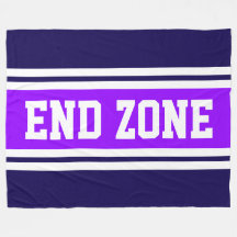 SLUD ZON Bright Lila Navy White Football Rand