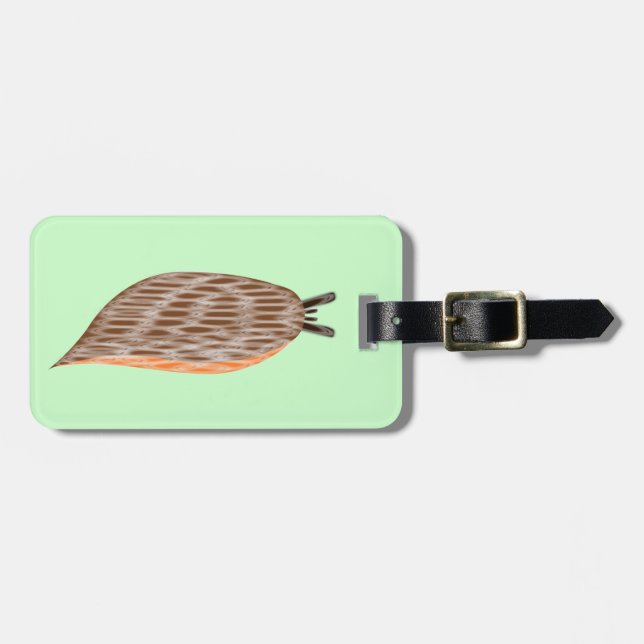 Slug Anpassningsbar Luggage Tag Bagagebricka (Horisontell Framsida)