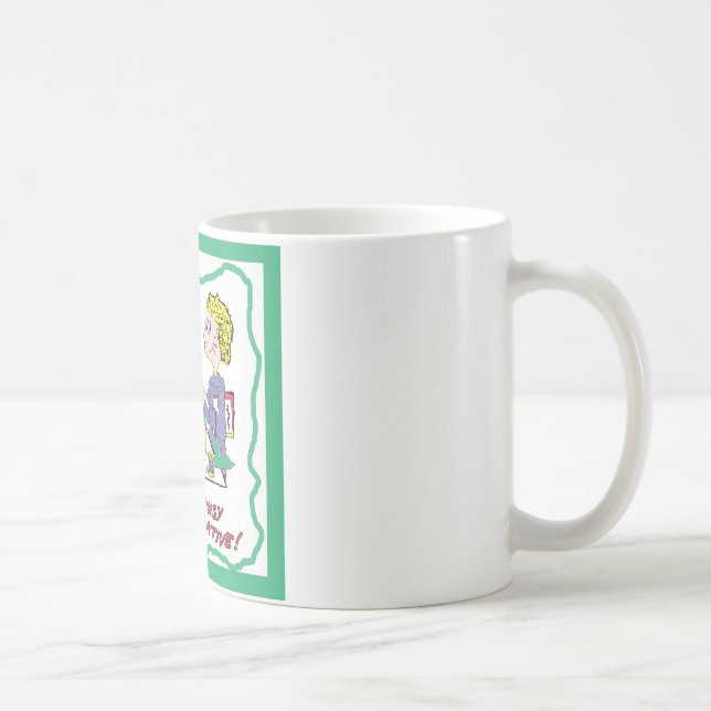 Slug dam kaffemugg (Höger)