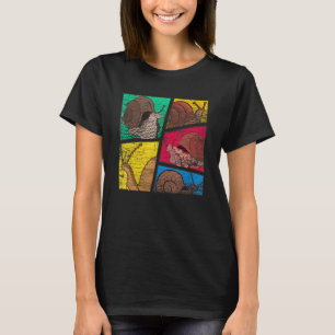 Slug Gastropod Plockfisk Art Snigel T Shirt