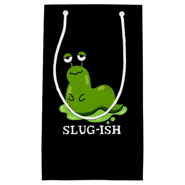 Slug-ish Funny Spurish Slug Pun Mörk BG (Framsidan)