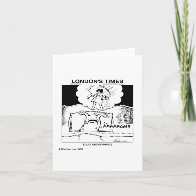 Slug Nightmares Classic LTSerieteckningar Komisk Kort (Framsida)