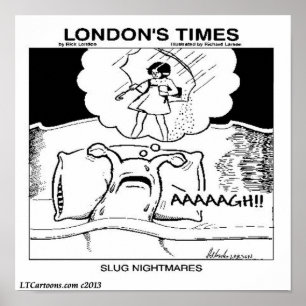 Slug Nightmares Classic Tecknad serie-serietidning Poster