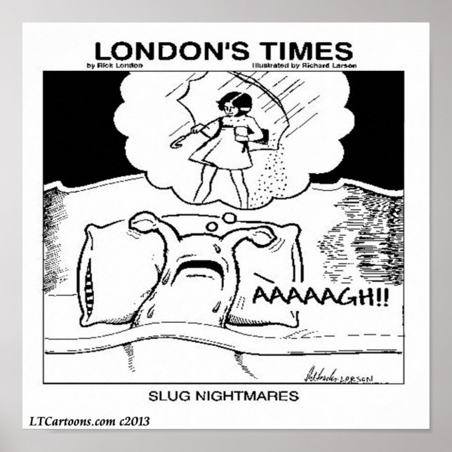 Slug Nightmares Classic Tecknad serie-serietidning Poster (Framsidan)