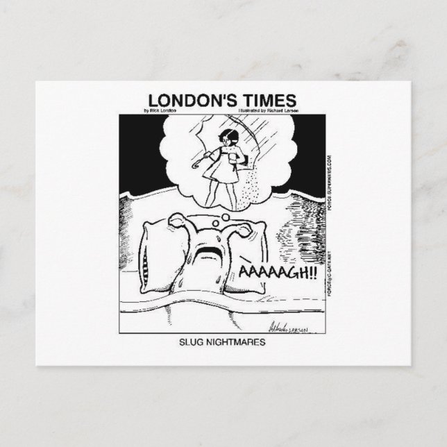 Slug Nightmares Postcards Vykort (Framsida)