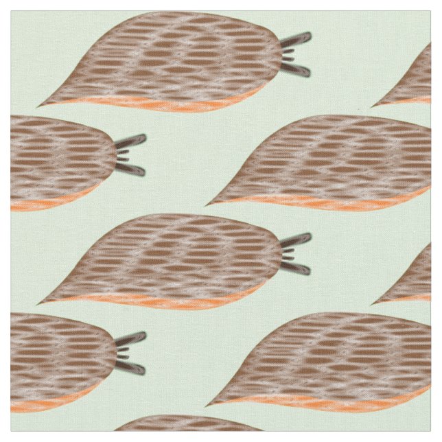Slug Patterned Craft Fabric Tyg (Närbild)