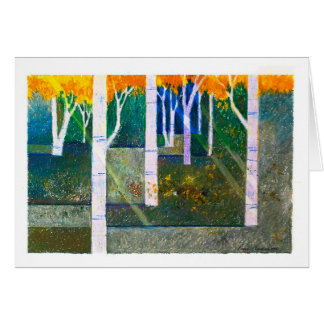 Slug räv, listig uggla hälsningskort