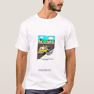 Slug/Snail Tecknad Herrtröja "Drive By Salting" Tee