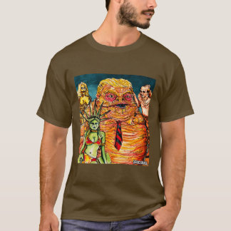 Slug-trump för utrymme t shirt