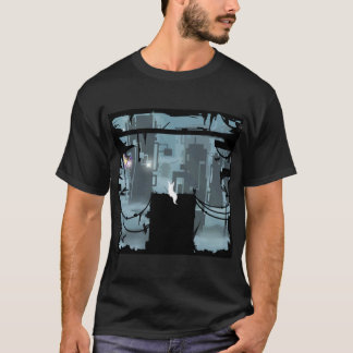 Slugcat i dimman rolig vintage t shirt