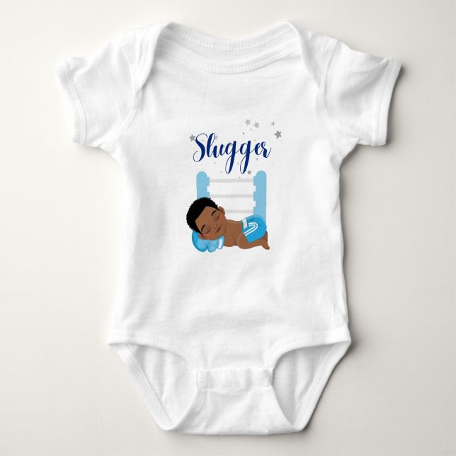 Slugger Boy baby T Shirt (Framsida)