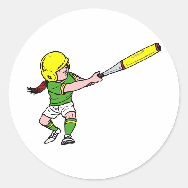 Slugger Runt Klistermärke (Framsida)