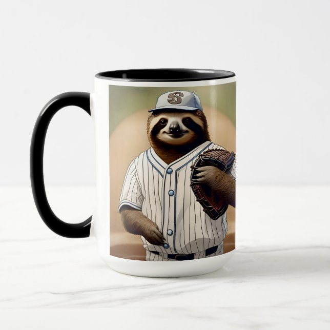 "Slugger Sloth: Slow and Steady at the Plate" Mugg (Vänster)