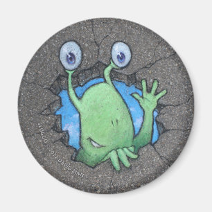 sluggoavbrott igenom magnet
