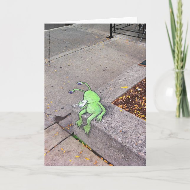 sluggos kaffeavbrott kort (Framsida)