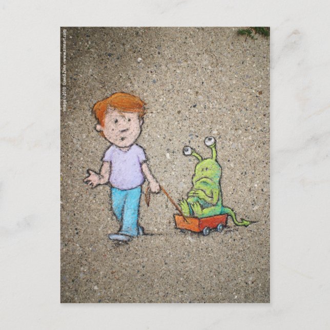 sluggos vagnritt vykort (Framsida)