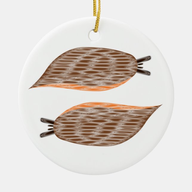 Slugs Anpassningsbar I Kärlek Slugs Julgransprydnad Keramik (Framsidan)