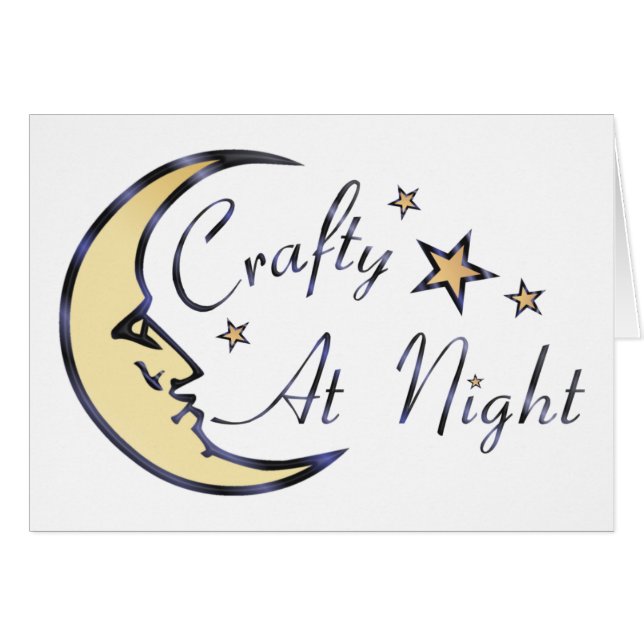 Slugt på natten hälsningskort (Framsidan Horizontal)