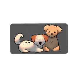 Sluitstickers puppy’s  adressetikett