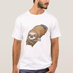 Slukt vid sömnning med Skateboard T Shirt