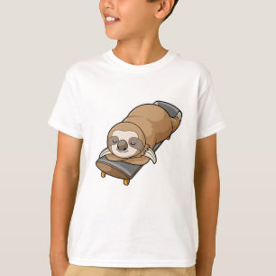 Slukt vid sömnning med Skateboard T Shirt