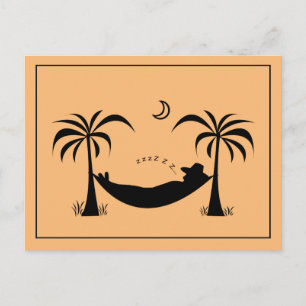 Slumating Hammock Vykort