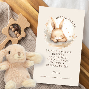 Slumber Bunny Diaper Raffle-höljeskort Tilläggskort