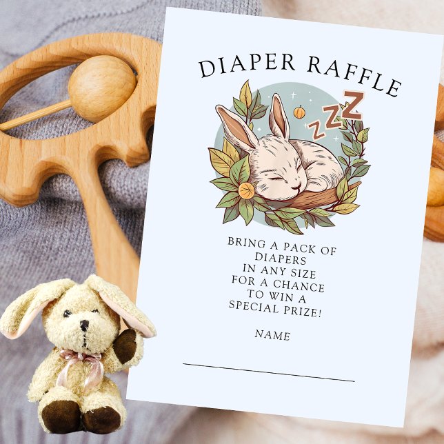 Slumber Bunny Diaper Raffle Tilläggskort (Skapare uppladdad)