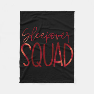 Slumber Party Crew Sleepover Squad Pajama Hallowee Fleecefilt